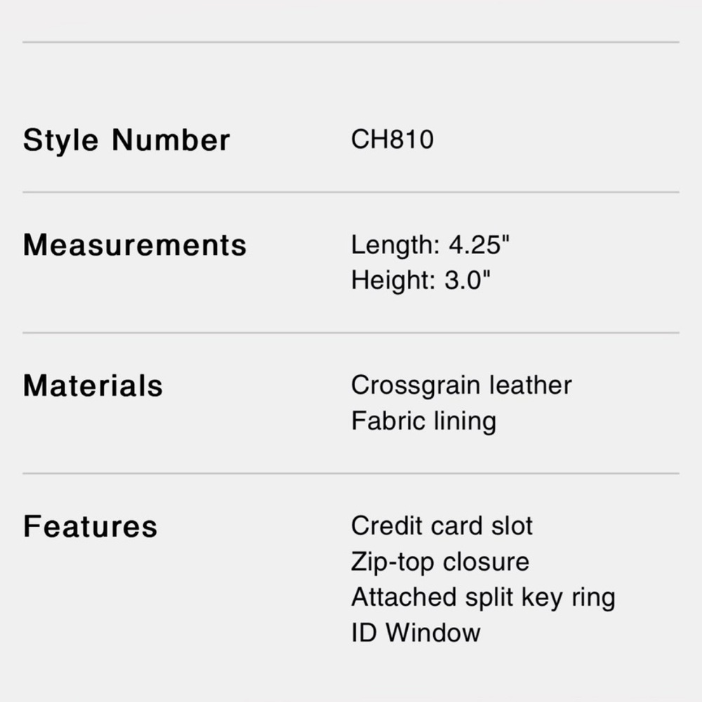 Coach Mini Skinny ID Card Case Wallet in Silver/Buff Tan Crossgrain Leather NWT - Picture 13 of 15